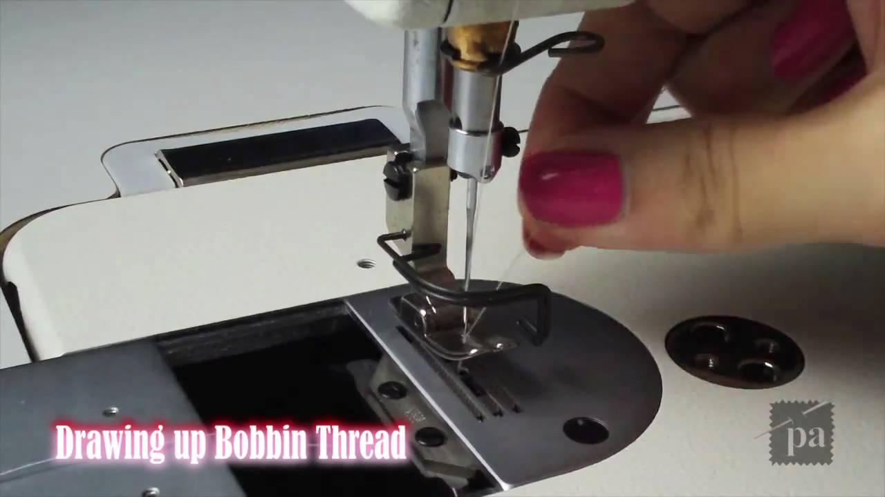 How To Use The Bobbin Winder On An Industrial Sewing Machine - The Fashion  Industry Way 