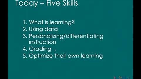Five Skills that Would Make Teaching Easier