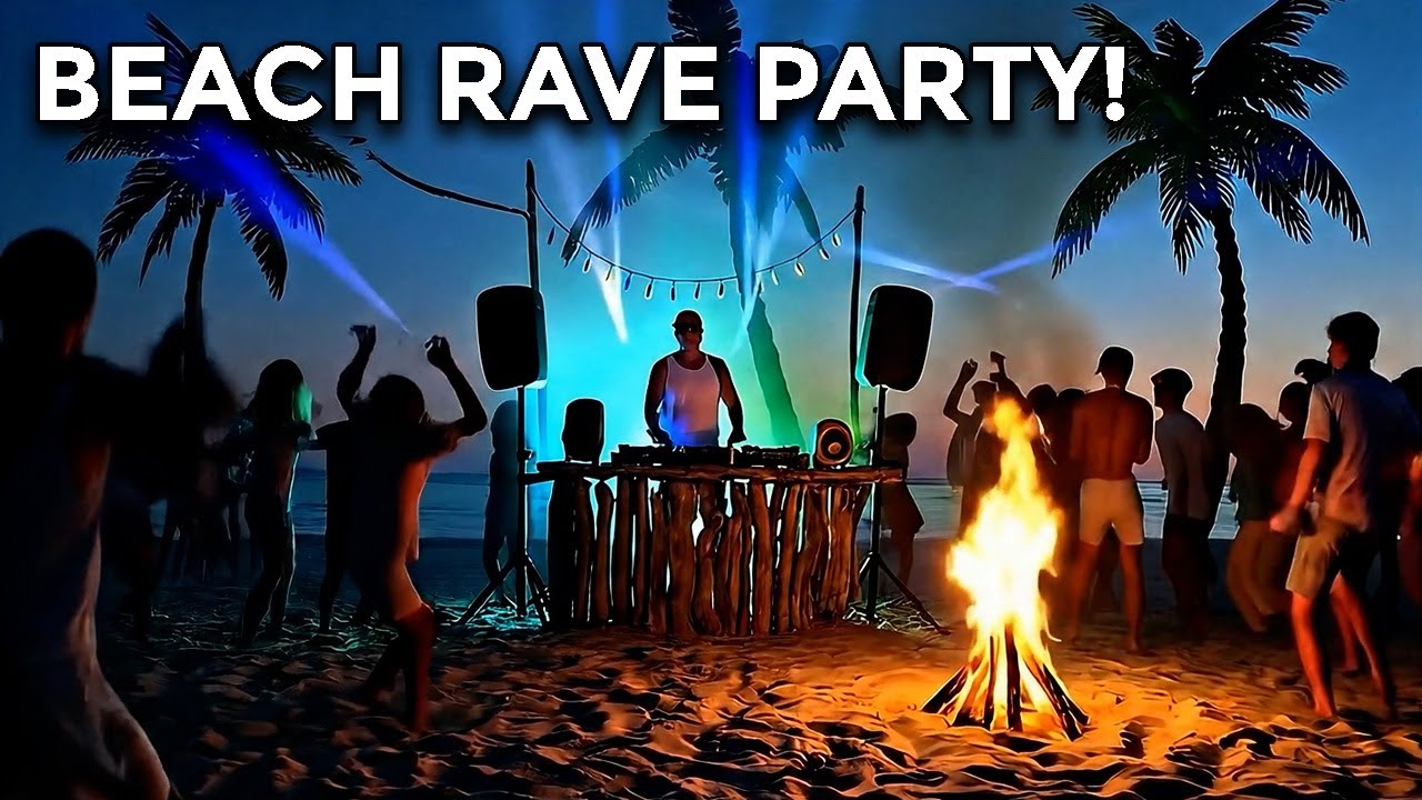 A.I. Beach Rave Hack: One Photo = Party Scene! - YouTube