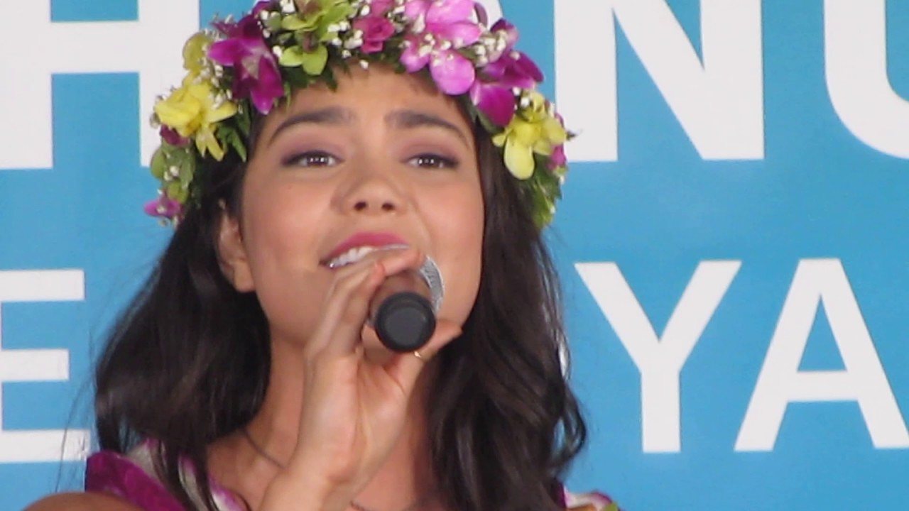 Hokule'a Homecoming June 17, 2017 [Auli'i Carvalho, How Far Will I Go, Moana Theme Song]