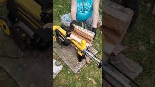 Как пользоваться Дровоколом HUTER HLS-5500 #дровокол#какработатьдровоколом #woodworking