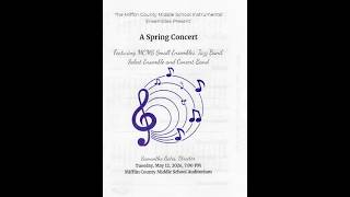 2026 Mifflin County Middle School Band Spring Concert