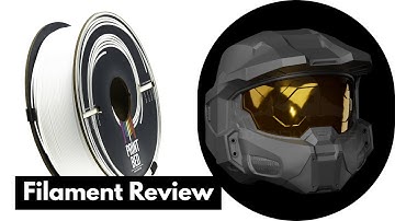 3D Printing a Master Chief Helmet - Print Bed Filament Review