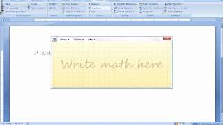 MathType Handwriting Recognition Demo.wmv