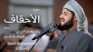 من أروع التلاوات سورة الأحقاف كاملة للشيخ رعد محمد الكردي