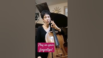 Why to play on your fingertips #cello #celloteacher