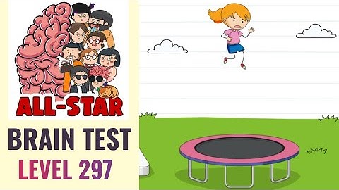 Brain Test All Star Level 297 | Stop her jumping safely | Walkthrough