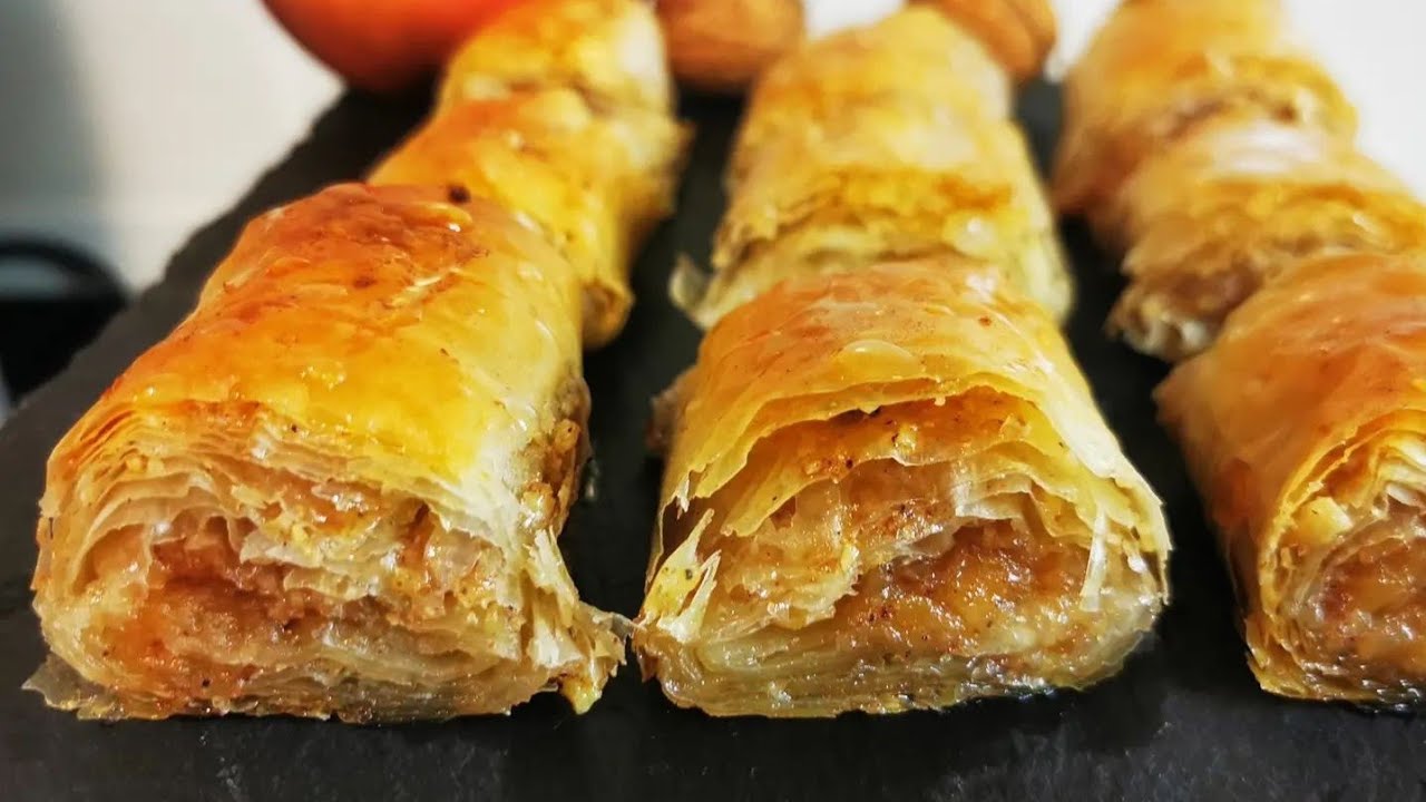 لعشاق الوصفات السهلة والسريعة👌عندك التفاح في البيت نوضي حضري بيه الذ واطيب بقلاوة قرمشة وبنة ياسلام😋