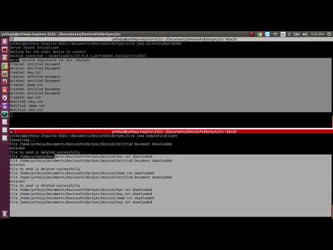One Way Data Synchronization Over a Network