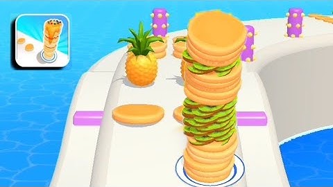 Pancake Run Max Level - All Levels Gameplay (iOS & Android) Walkthrough part 5