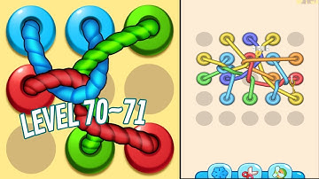 🏅 TANGLED LINE 3D: Knot Twisted 🤪 Level 70 ~ 71 🧩 Gameplay Walkthrough