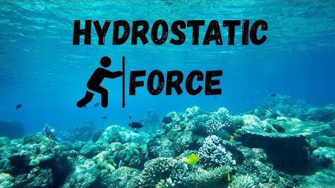 What is Hydrostatic Force? |Fluid mechanics|