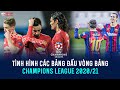 Tình hình các bảng đấu sau LƯỢT TRẬN THỨ 5 vòng bảng CHAMPIONS LEAGUE 2020/21