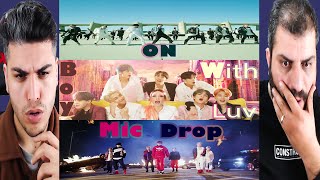 K-POP TEPKİ | (Abimin Tepkisi) BTS ON ,Mic Drop ,Boy With Luv REACTION | En sevdiğim şarkılar | BTS