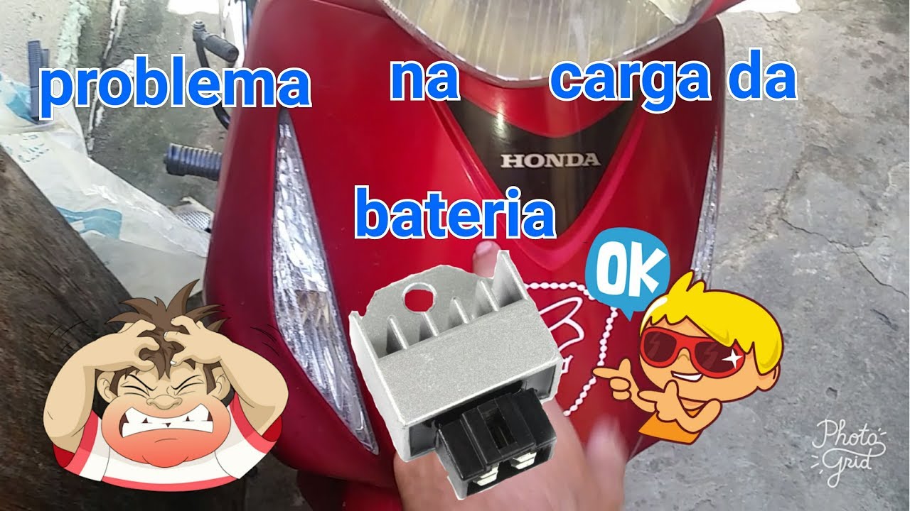 problema de carga de bateria da biz