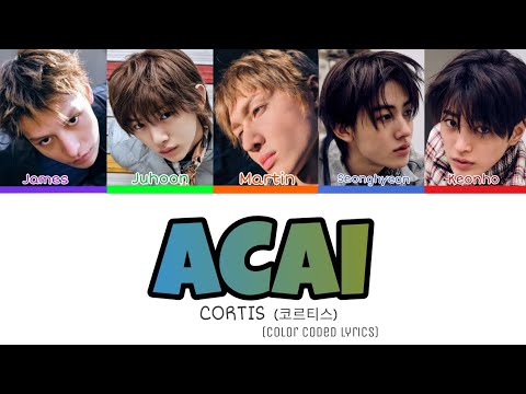 CORTIS (코르티스) 'ACAI' [Color coded lyrics]
