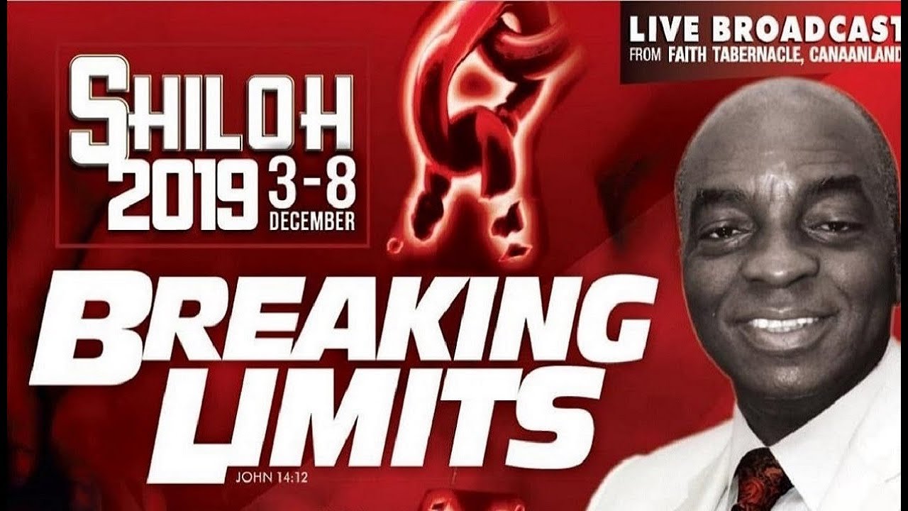 REPLAY | THANKSGIVING DAY |BREAKING LIMITS SHILOH 2019 | BISHOP DAVID OYEDEPO | 