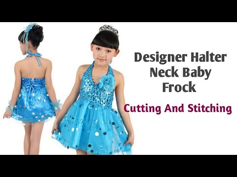 halter neck frock