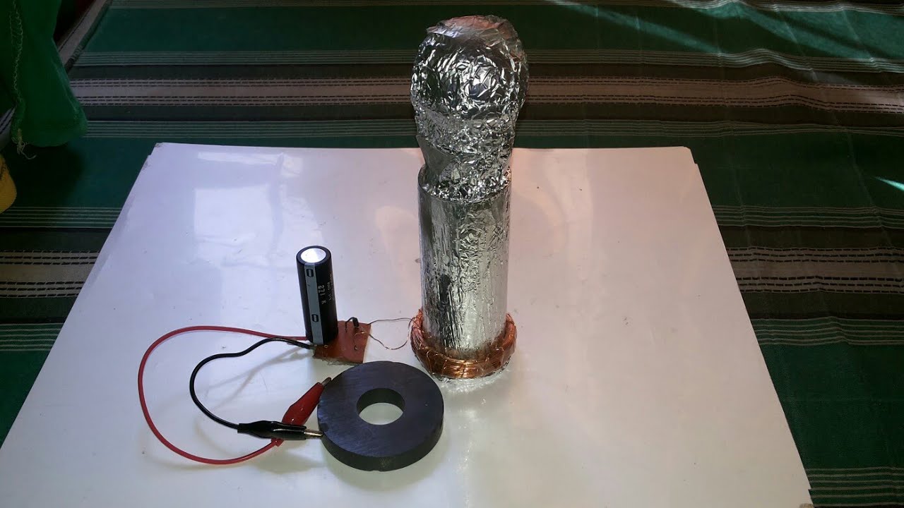 Free energy from the air with high voltage part 1 YouTube