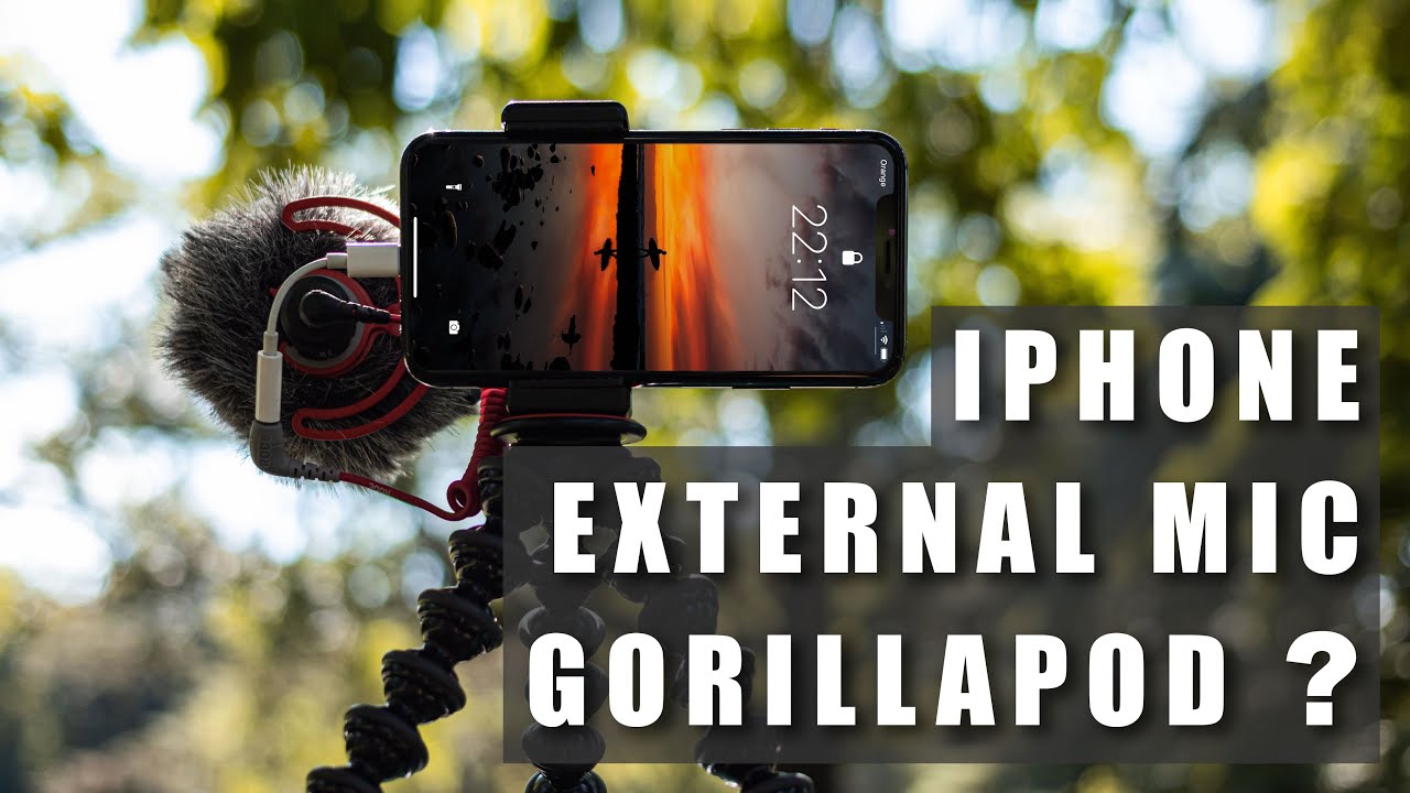 Best hack for an external mic with a smartphone on a Gorillapod EASY