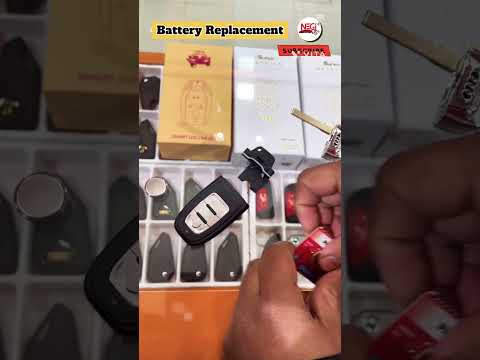 #audi #shorts How to replace remote fob battery in Audi A6,Q5  #trending #cr2032 @Negikeys
