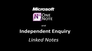 Independent Enquiry - Microsoft One Note & 21st Century Learning