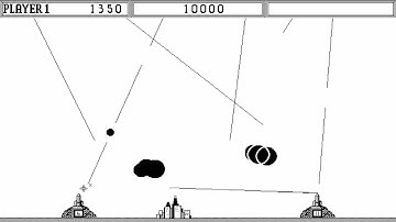 ATARI ST Missile Command Rob Zdybel, Gary Johnson Atari USA 1988 MONO CHROME BW HIGH RESOLUTION 640