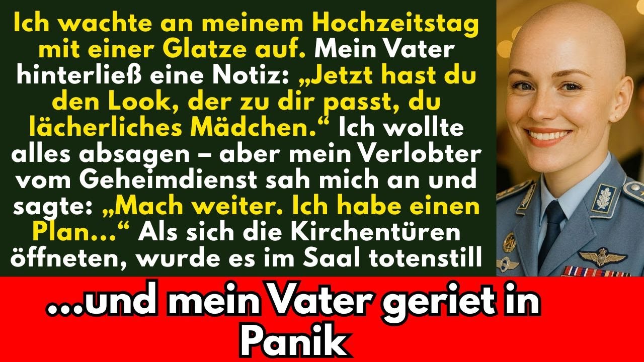 Mein Vater rasierte mir am Hochzeitstag den Kopf–bis mein CIA-Bräutigam sagte: „Ich habe einen Plan…