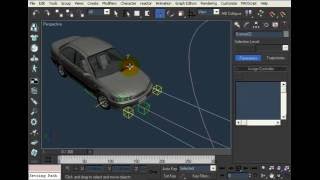 Path Constraint and Steering Wheel in 3ds max Tutorial by Lizandro Hurtado