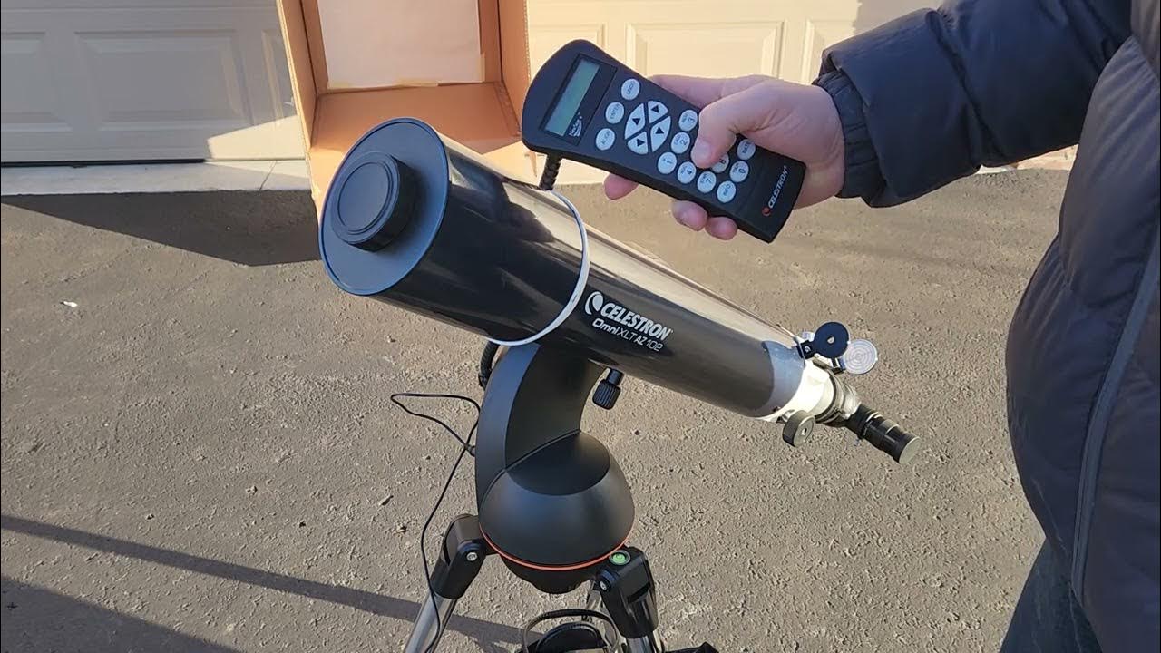 How to solar align a telescope. Celestron Nexstar 102GT YouTube