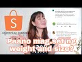 PAANO MAG.SET NG WEIGHT AND SIZE SA SHOPEE | SHOPEE TUTORIAL  FOR BEGINNERS 2021| by yogotmeg