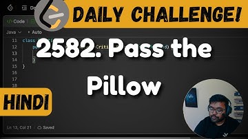 2582. Pass the Pillow | Maths | leetcode daily challenge | DSA | Hindi