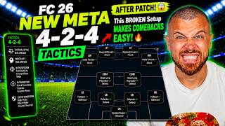 FC 26 NEW 4-2-4 TACTICS AFTER PATCH! 😱 This BROKEN Setup MAKES COMEBACKS EASY 🔥