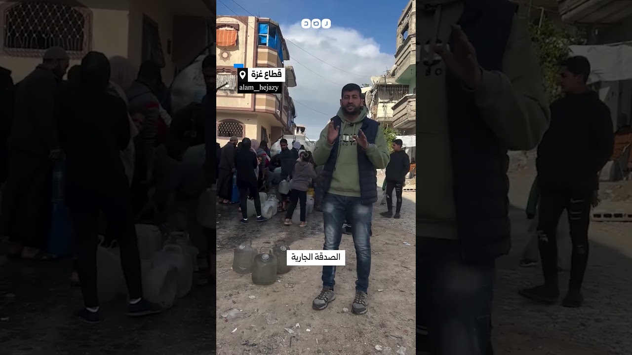 سقيا ماء عن روح الملثم الشـ ـهـ ـيد حذيفة الكحلوت في قطاع غزة