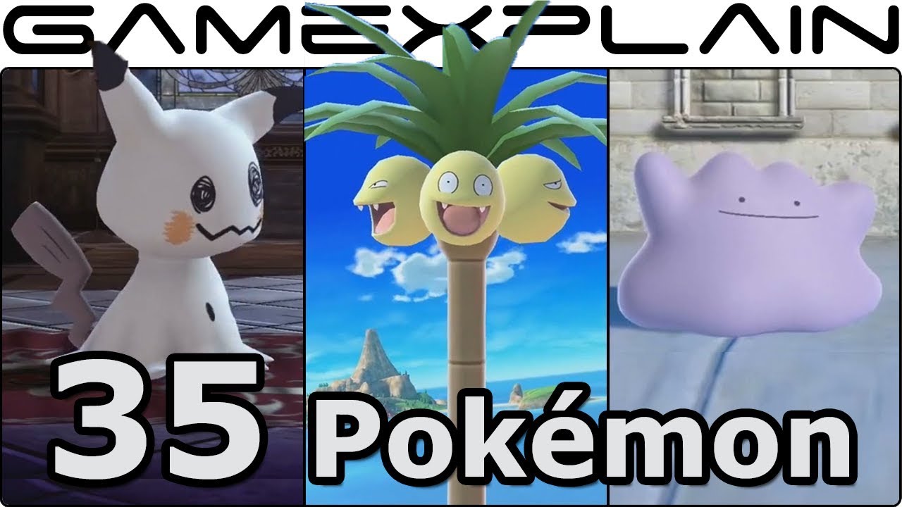 Smash Bros. Ultimate - 35 NEW & Returning Poké Ball Pokémon We've