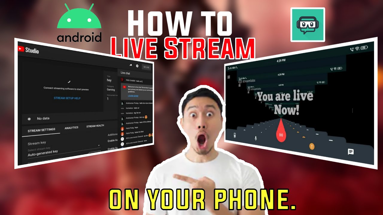 How To Do Live Stream Using Your Mobile How To Do Live Stream On Yt