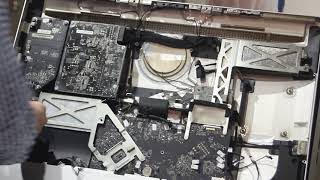iMac 27in 2010 A1312 分解方法 マザーボードGPU入らない修理
