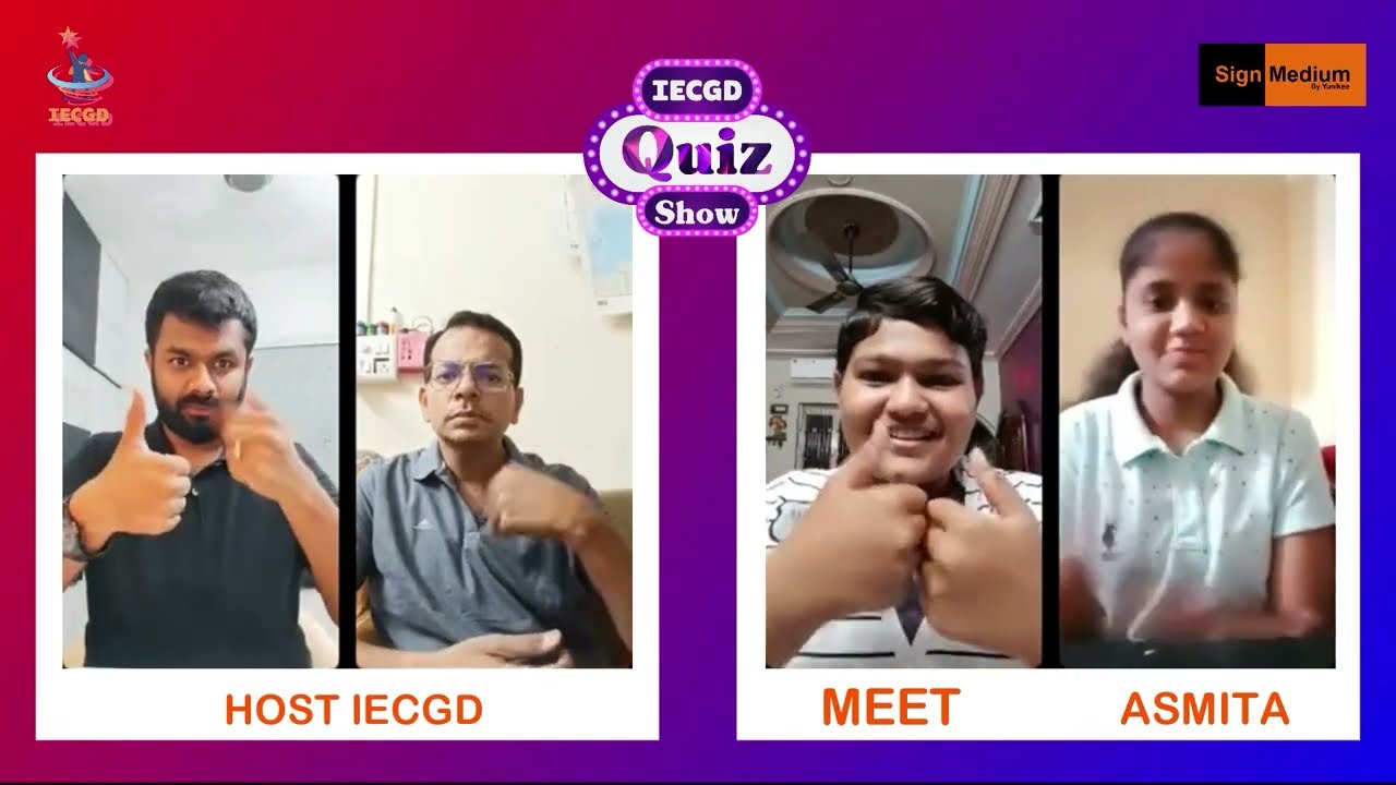 IECGD & Yunikee Collaboration 2023 | Live sessions 2 with Deaf Children - Education & Entertainment