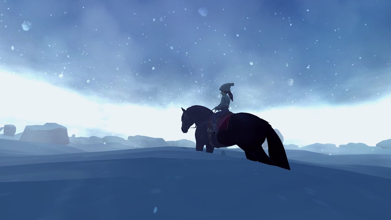 Star stable online - This blizzard tho 😍