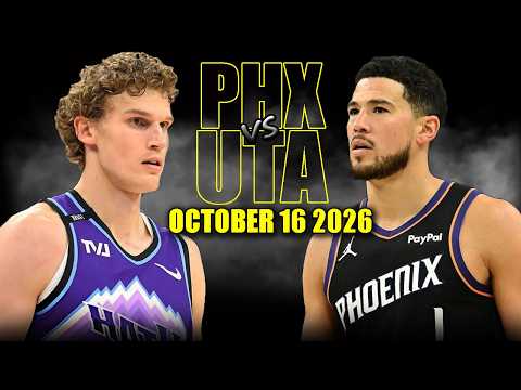 Phoenix Suns vs Utah Jazz Full Game Highlights - October 16, 2026 | NBA Preseason