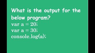 JS Interview Question 3: var keyword #shorts