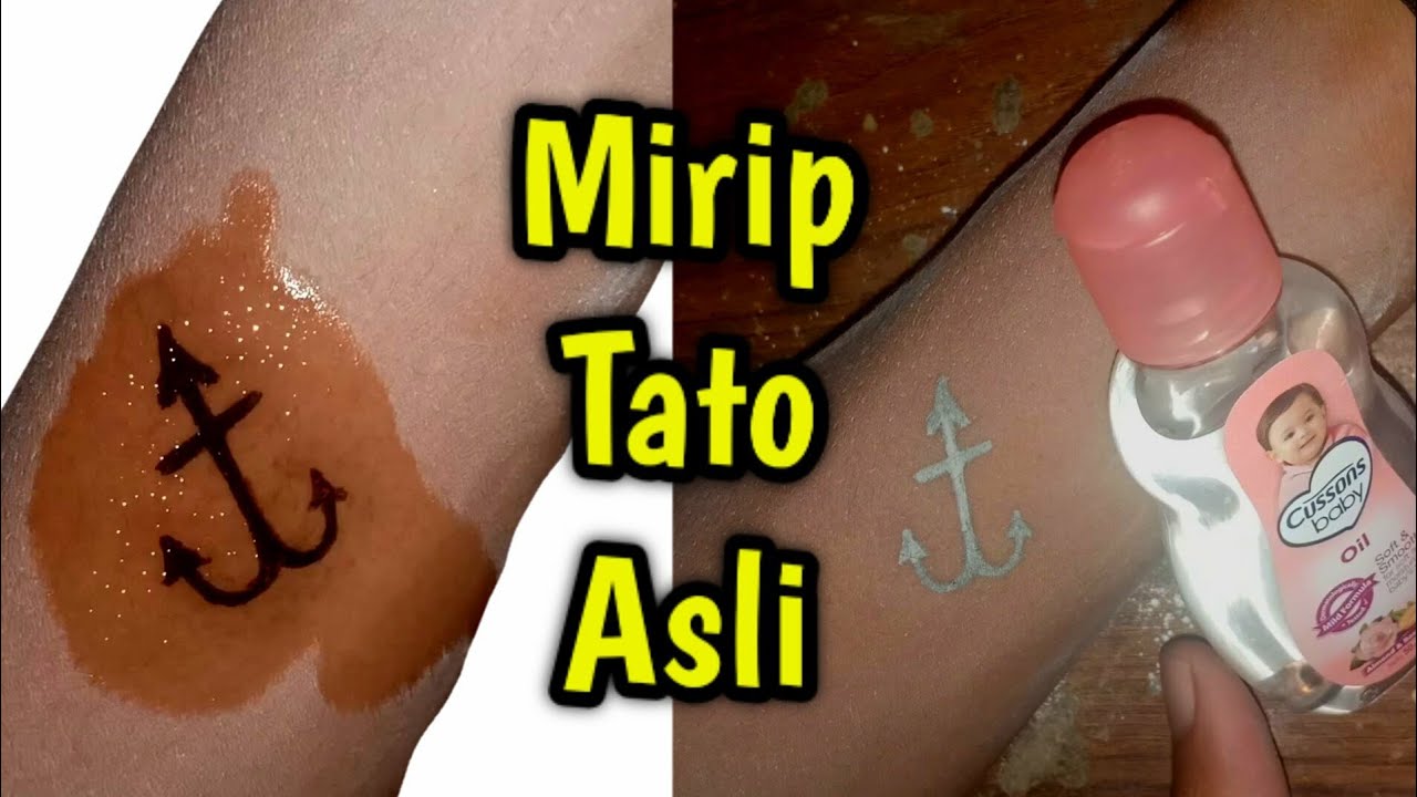  Cara membuat tato  temporer agar tahan lama DIY YouTube