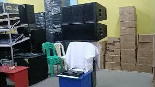 line array keren orderan Bpk sany DISTRO AUDIO SYSTEM-BANDUNG.  DSAudio