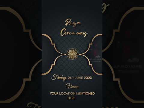 P-74 | Customize Video | Wedding Invitation | ap motions