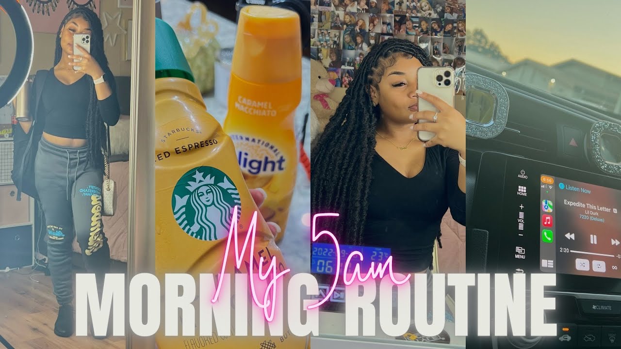 My 5am REAL High School Morning Routine |  + chit chat