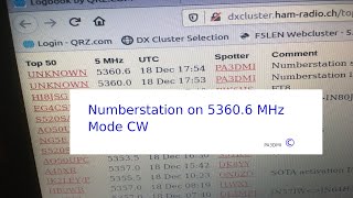 Numberstation on 5.360.6 MHz
