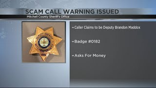 Mitchell County Sheriff's Office issues scam call warning