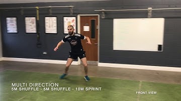 Multi Direction   5m Shuffle   5m Shuffle   10m Sprint