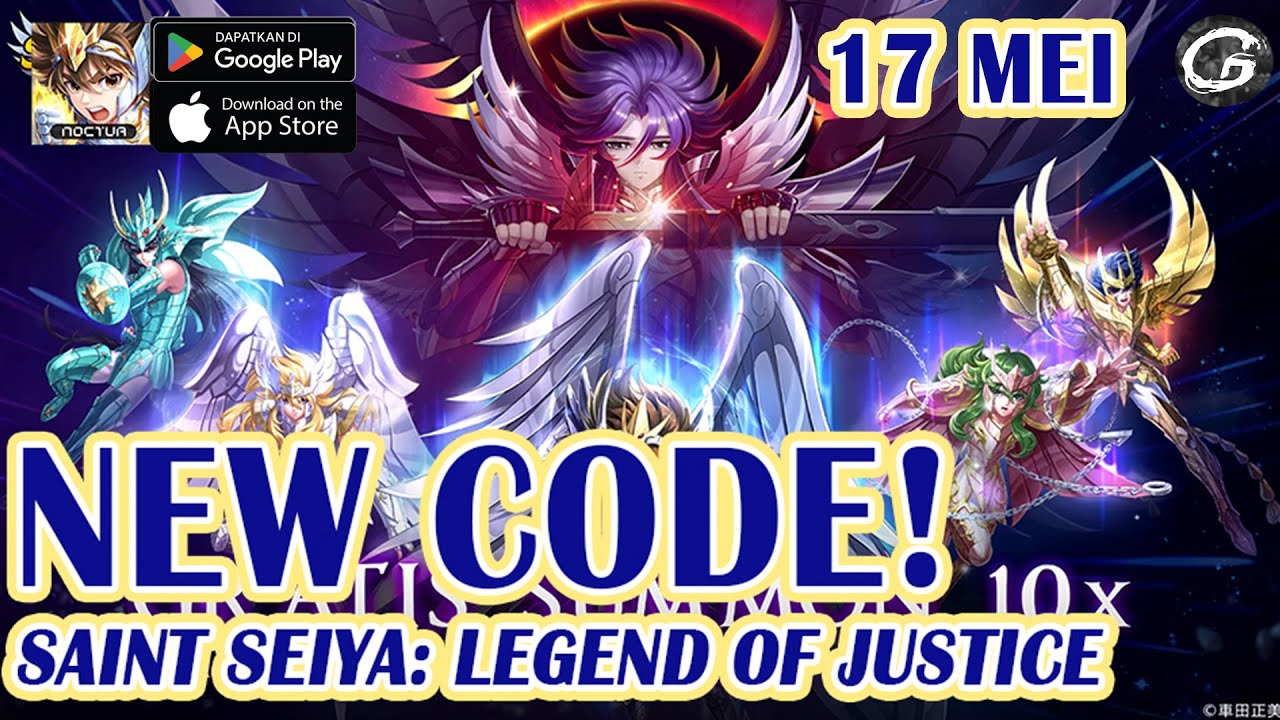 NEW CODE SAINT SEIYA LEGEND OF JUSTICE GIFTCODE 17 MEI