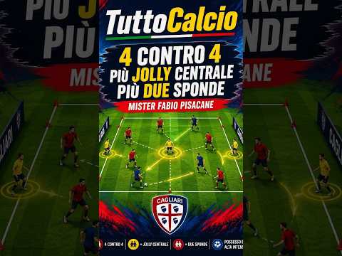 Video Possesso Palla ad Alta Intensità, 4 contro 4 + Jolly Centrale e Sponde, , Mister Fabio Pisacane